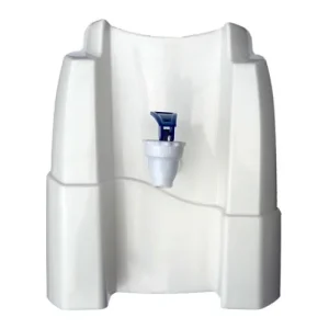 Soporte acero + válvula plástica para bidón de agua de 20lt